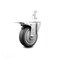 Service Caster 4 Inch Thermoplastic Rubber Swivel 7/8 Inch Square Stem Caster Total Lock Brake SCC-SQTTL20S414-TPRB-78 - alternate 2